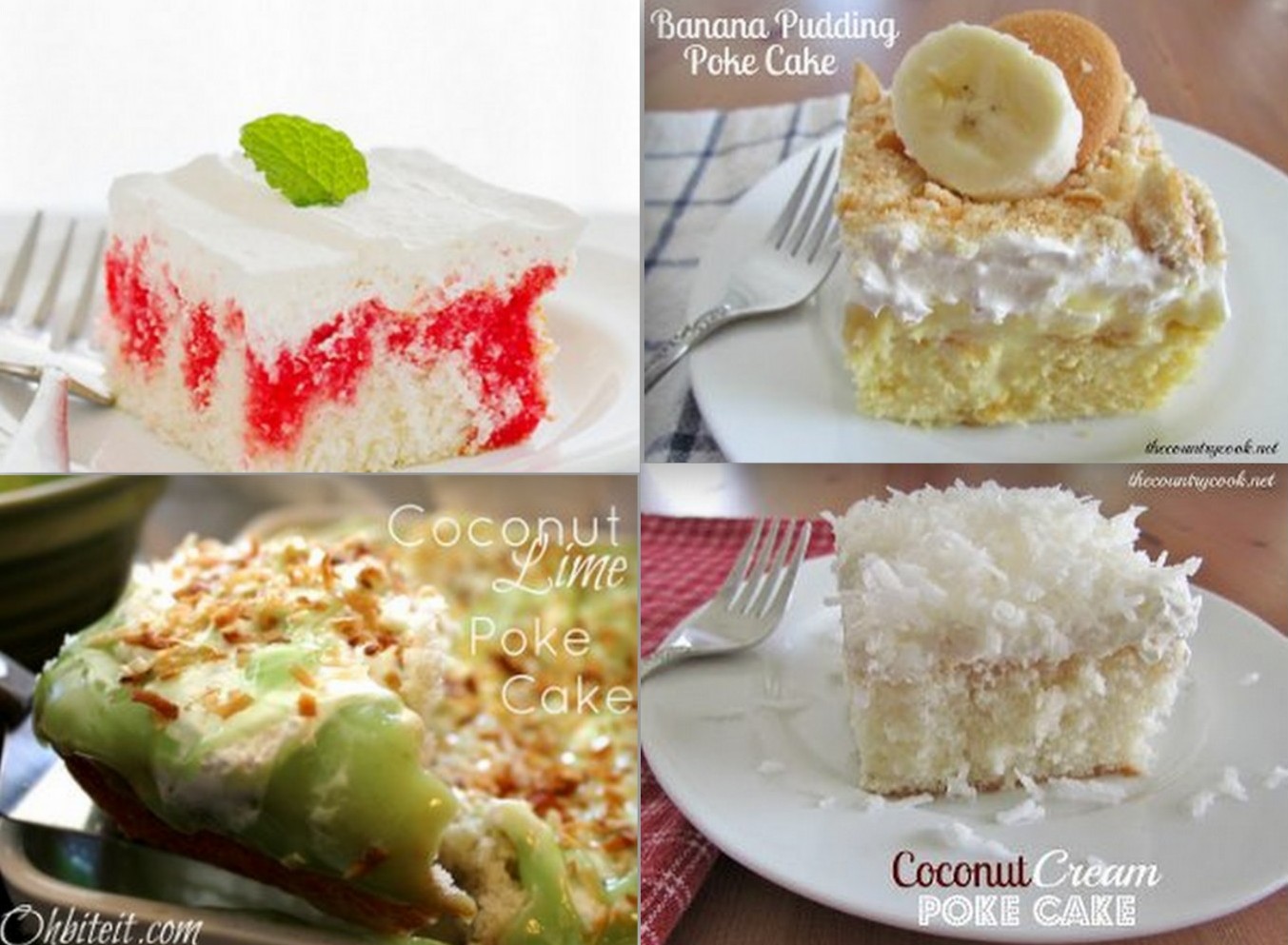 Make A Cake 43 Fun Poke Cake Recipes