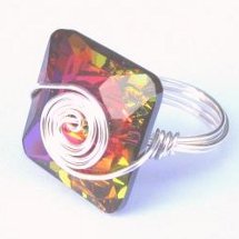 Crystal Volcano Ring Crystal Volcano Ring