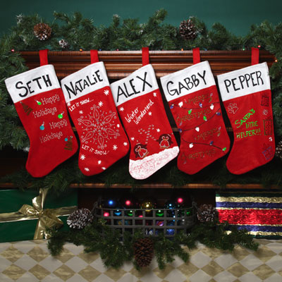 Plain Christmas Stockings To Decorate Sparkle Stockings From