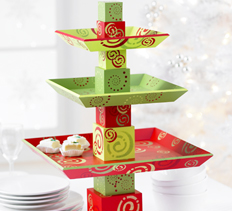 holiday tiered tray