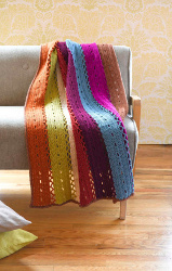 Brightly Colored Windchime Afghan Windchime Afghan