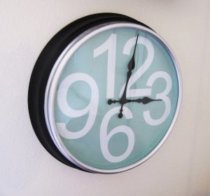 crate and barrel knockoff clock