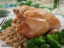 French Cornish Hens with Wild Rice French Cornish Hens with Wild Rice