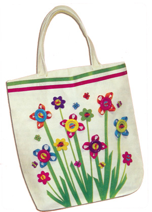 button garden tote